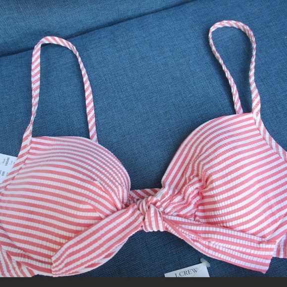 Coral seersucker jcrew bikini - Picture 3 of 4